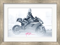 Framed Marilyn's Ride in Pink