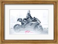 Framed Marilyn's Ride in Pink