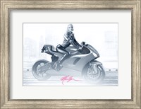 Framed Marilyn's Ride in Pink