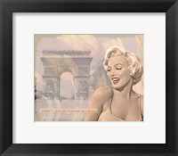 Framed Marilyn Triomphe