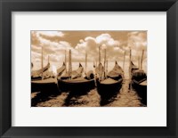 Framed Venice Gondolas