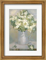 Framed White Lilacs