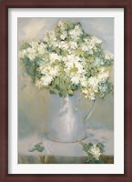 Framed White Lilacs