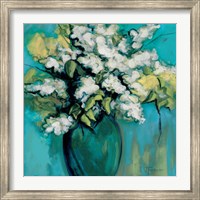 Framed White Lilac Waltz