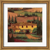 Framed Tuscany Villa