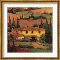 Framed Tuscany Villa
