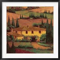 Framed Tuscany Villa