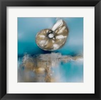 Framed Blue Shores Nautilus