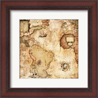 Framed Map of Discovery