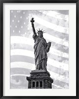 Framed Liberty Flag