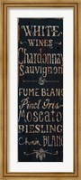 Framed White Wines