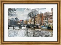 Framed Zwanenburgwal Canal