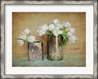 Framed Vintage Tulips I