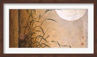 Framed Lakeside Moonrise