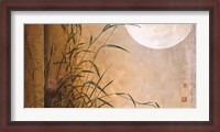Framed Lakeside Moonrise