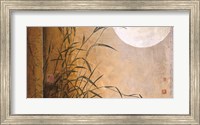 Framed Lakeside Moonrise