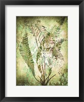 Framed Organic Greenery in Damask II