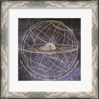 Framed Vintage Celestial Planets