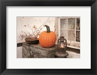 Framed Fall Lantern