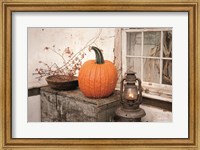 Framed Fall Lantern