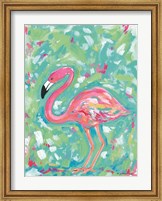 Framed Summer Flamingo