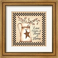 Framed Love Makes a House a Home
