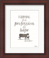 Framed Profession of Hope