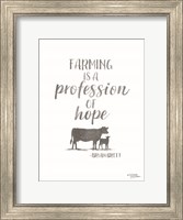 Framed Profession of Hope