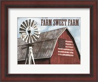 Framed Farm Sweet Farm