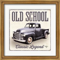 Framed Old School Vintage Trucks IV