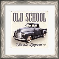 Framed Old School Vintage Trucks IV