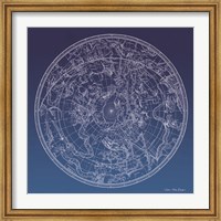 Framed Constellations Map I