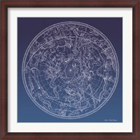 Framed Constellations Map I