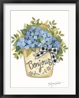 Framed Hydrangeas Bonjour