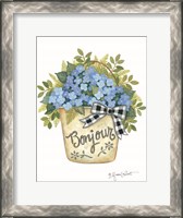 Framed Hydrangeas Bonjour