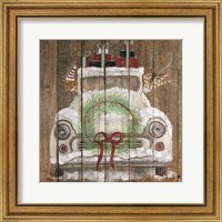 Framed Christmas Truck