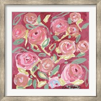 Framed Blooming in Rose