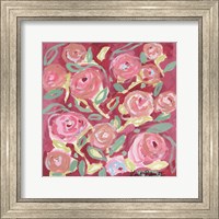 Framed Blooming in Rose