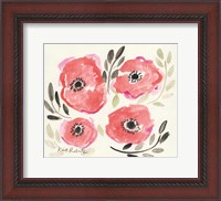 Framed Poppies in Punch