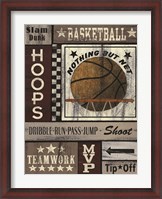 Framed Basketball Hoops