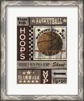 Framed Basketball Hoops