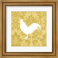 Framed Rooster Silhouette