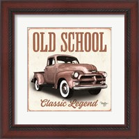 Framed Old School Vintage Trucks I