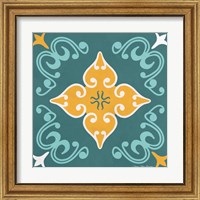 Framed 'Spanish Ceramic II' border=