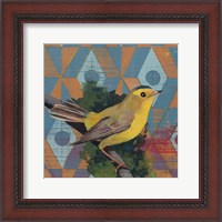 Framed Wilsons Warbler