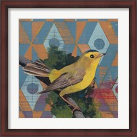 Framed Wilsons Warbler