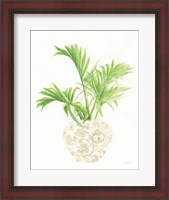 Framed Palm Chinoiserie II Cream