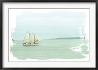 Framed Sailing on the Bay