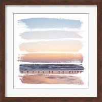 Framed Sunset Stripes I