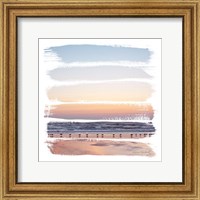 Framed Sunset Stripes I